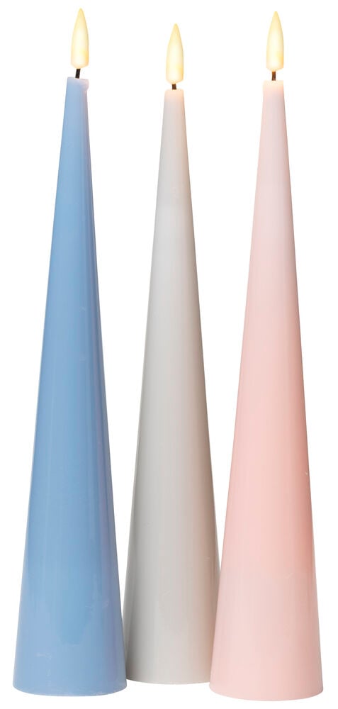 LED-ljus Djupvik Cone Realistisk design