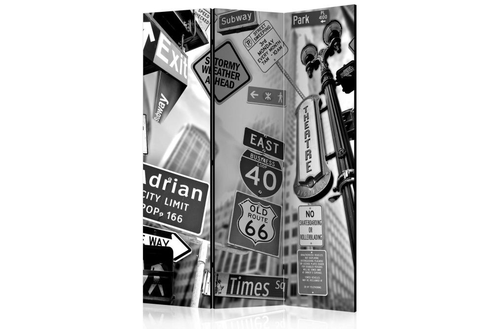 Rumsavdelare Roads To Manhattan 135x172 cm