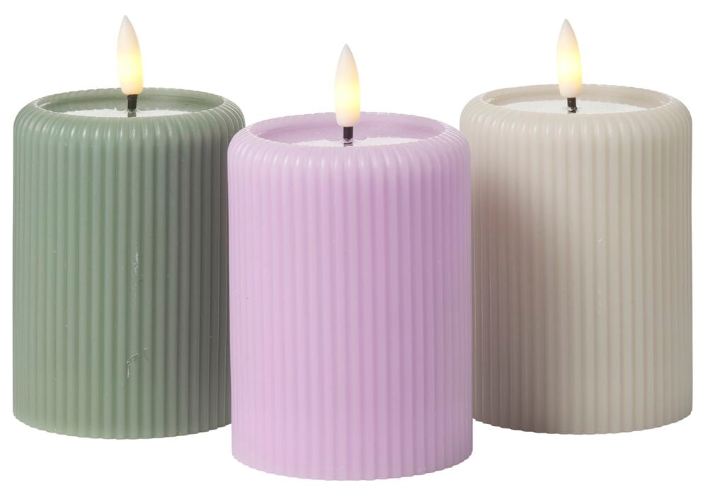 Kubbelys, LED Solliden Naturtro flamme