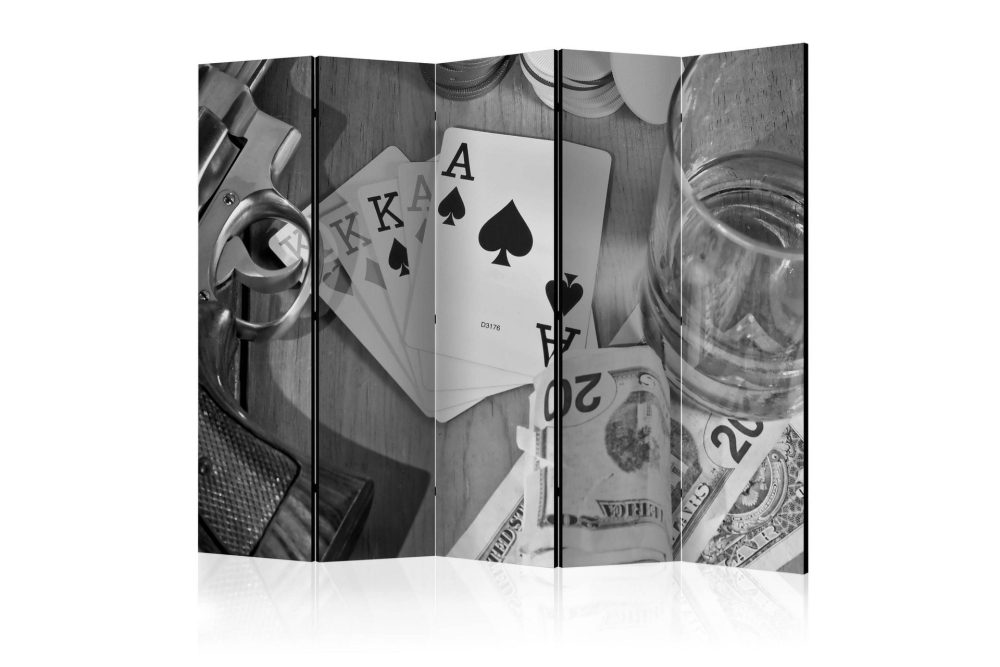 Rumsavdelare - Cards: black and white II 225x172