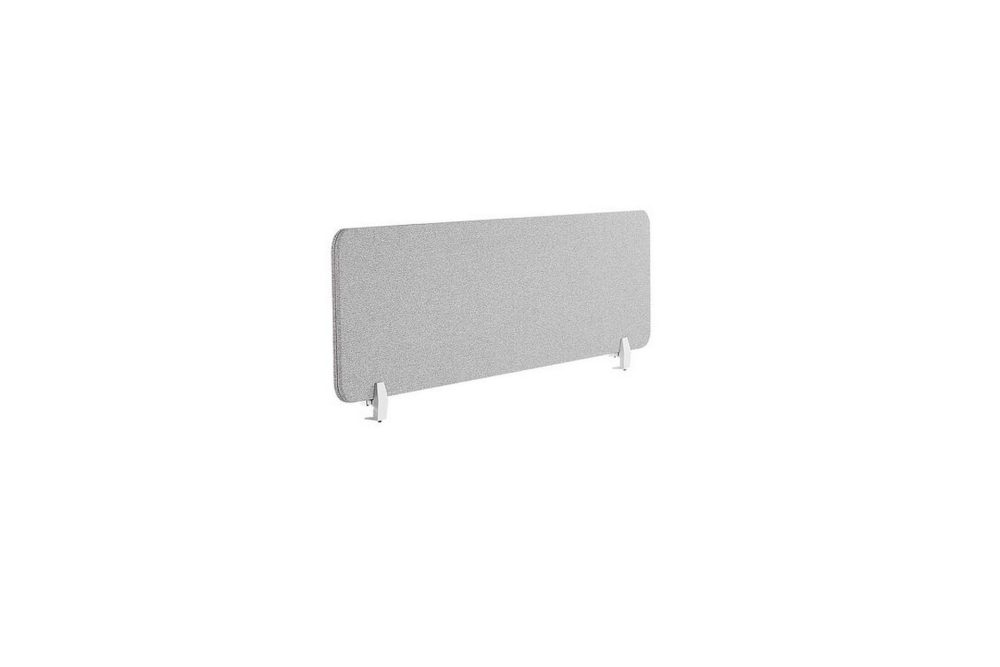 Avskärmning för skrivbord 160x40 cm grå WALLY