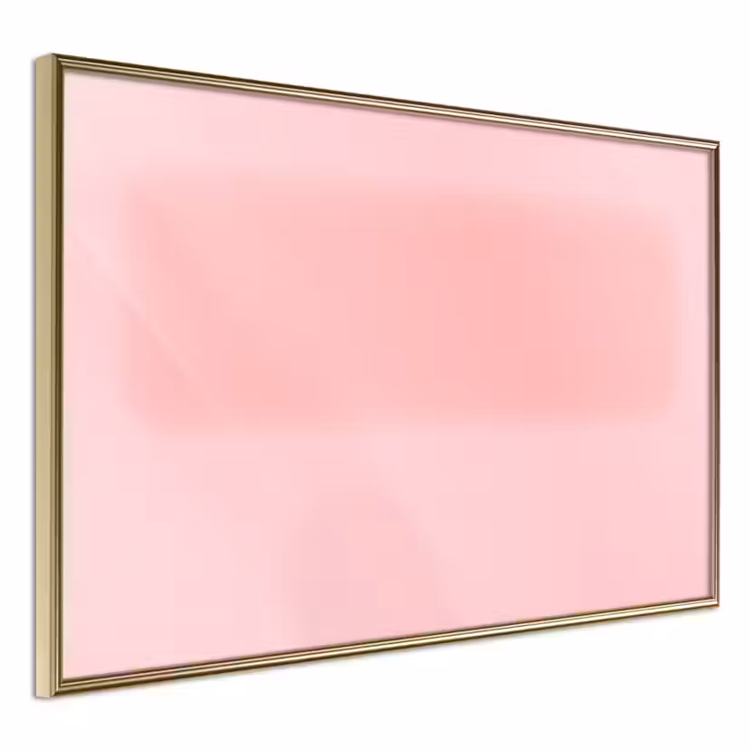 Poster Artgeist Affisch Pastel Stain Guld ram, 90x60 cm