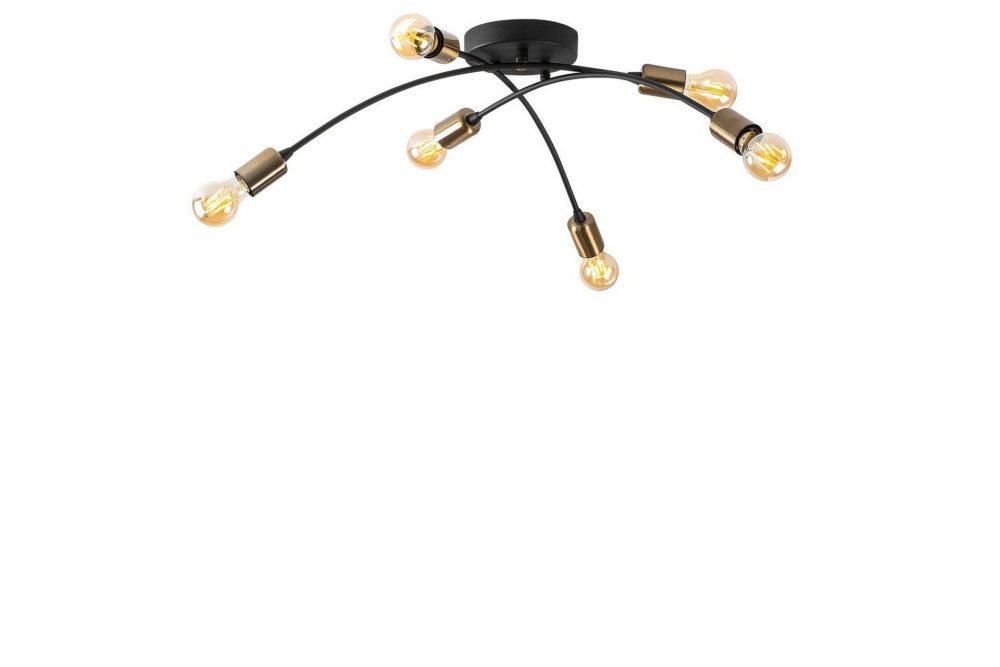 Taklampa Jano Svart / Vintage