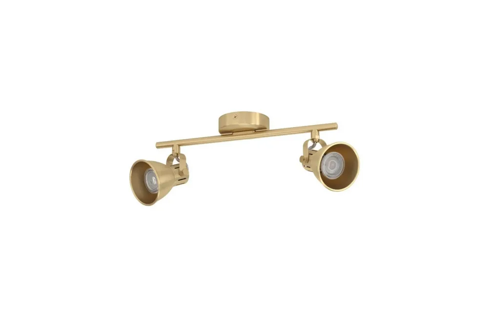 Spotlight Eglo Seras med 2 Lampor Borstad Mässing/Guld