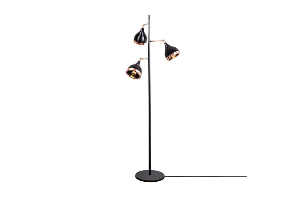 Golvlampa Soodx Svart / Koppar