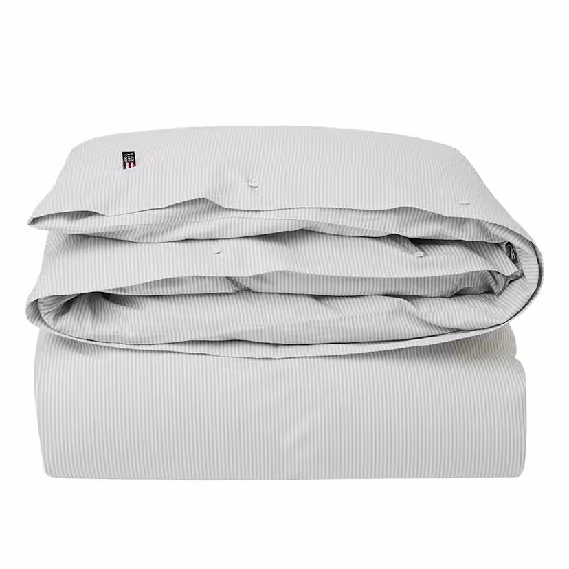 Påslakan Lexington Icons Pin Point Enkelsäng 150x210cm Beige/White