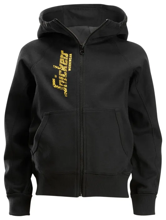 HOODIE 7508 LOGO SVART