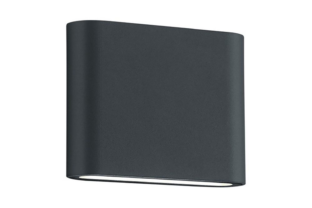 Thames II LED Vägglampa 11,5x9 cm antracit