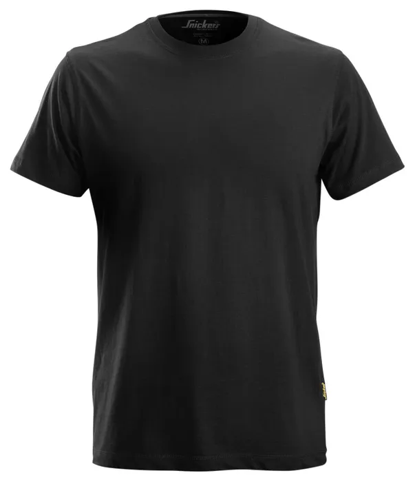 T-Shirt, Bomull XS, Svart