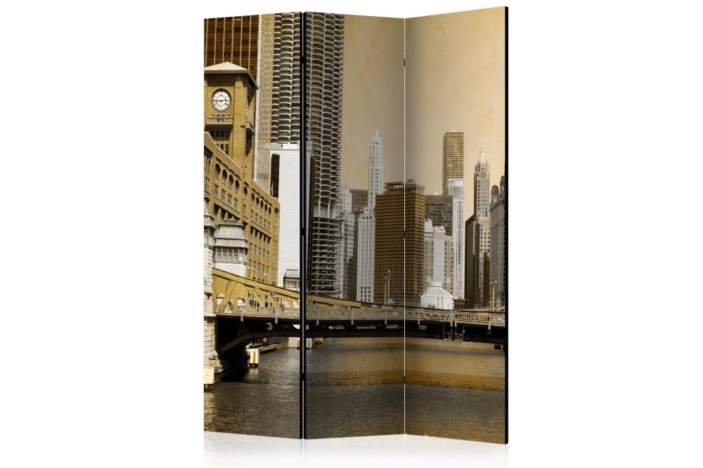Rumsavdelare - Chicago's bridge (vintage effect) 135x172