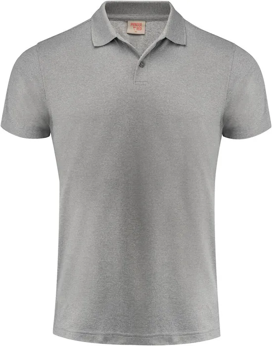 PRINTER SMASH POLO GREY MELANGE
