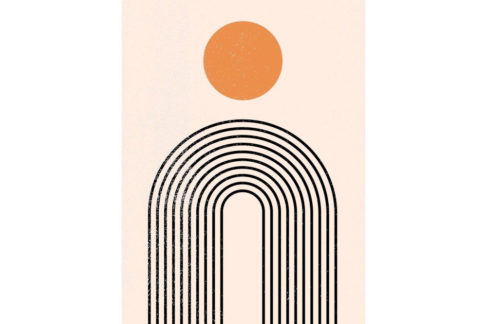 Poster Tempel 50x70 cm