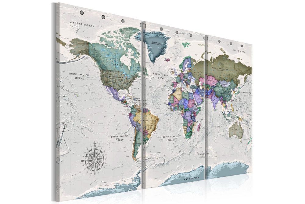 Tavla World Destinations 3 Parts 90x60