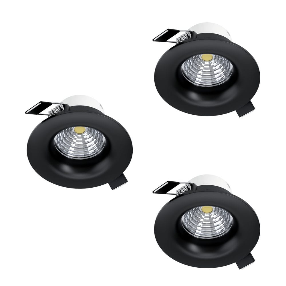 Infälld Lampa Saliceto 88 mm 2700K Set om 3 .i0{max-width:calc(100% - 160px)} Svart