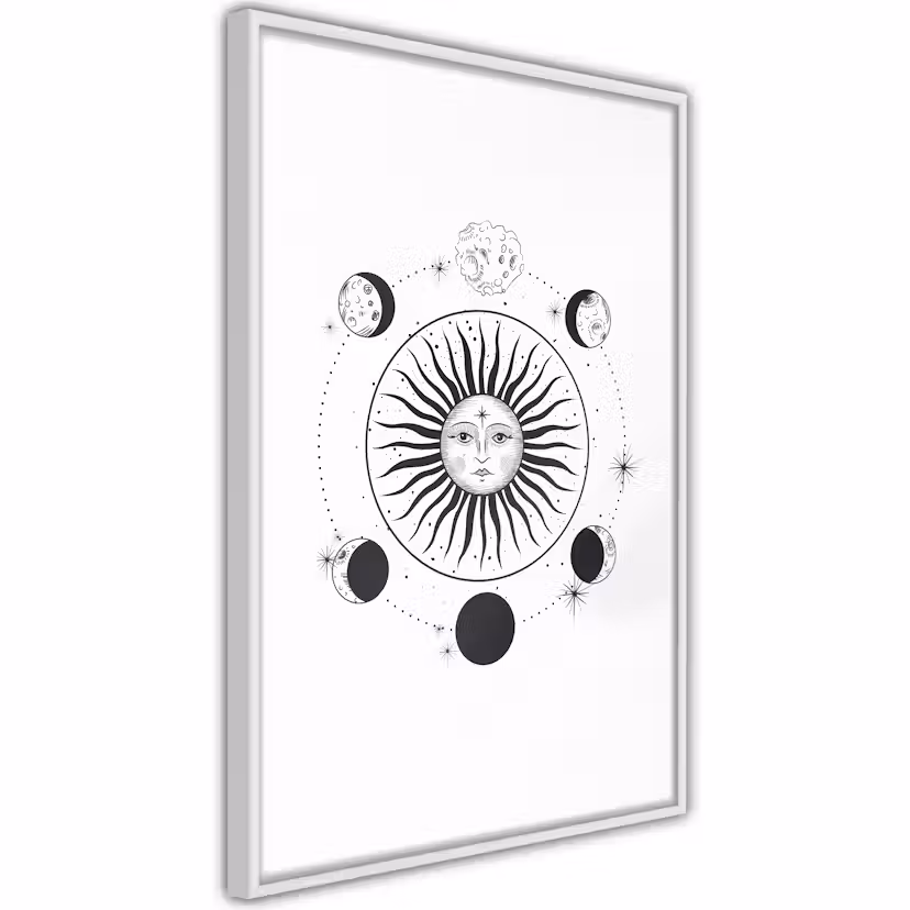 Poster Artgeist Affisch Moon Phases