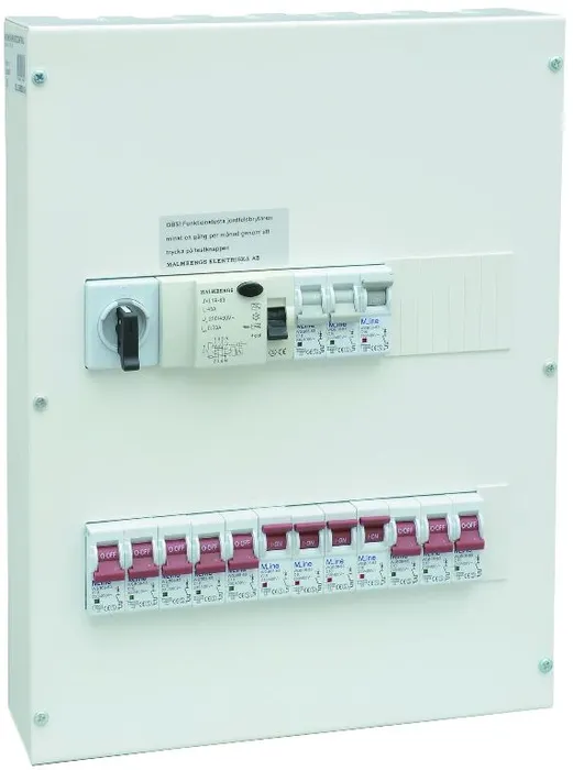 NORMCENTRAL PLÅT 2 RAD IP30