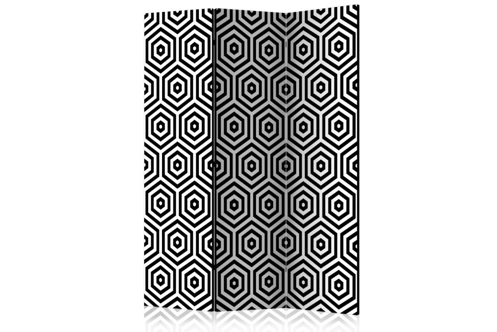 Rumsavdelare Black and White Hypnosis 135x172 cm