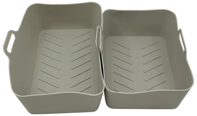 Silikonform avlång Airfryer 2-pack