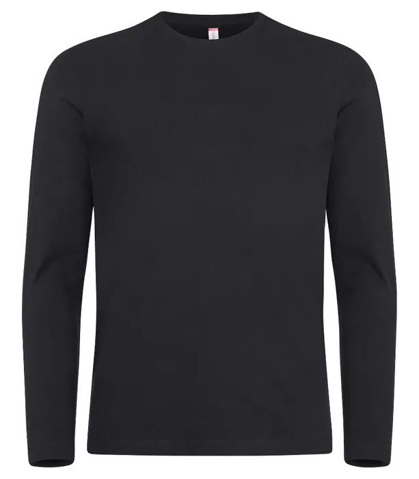 T-SHIRT PREMIUM FASHION-T 029358 LÅNGÄRM SVART