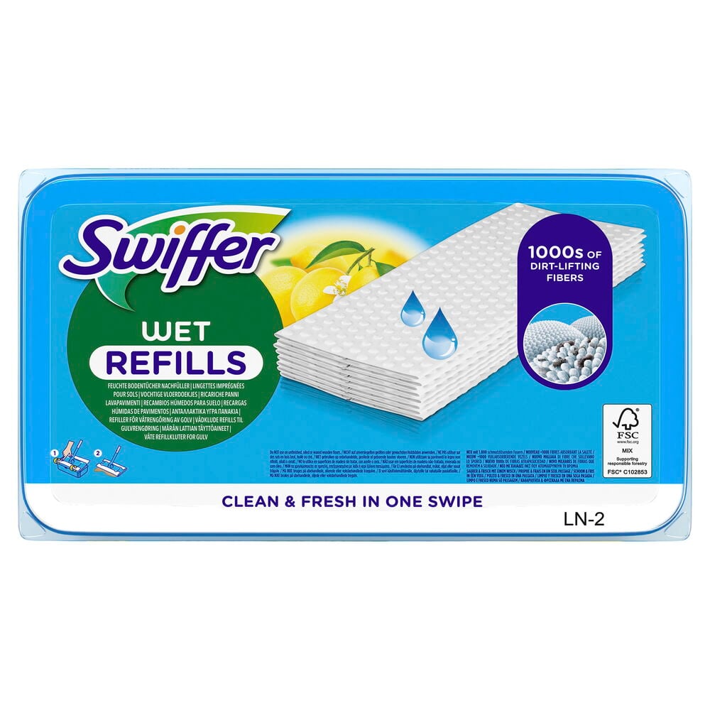 Mopprefill fuktig Swiffer Färdigfuktade dukar