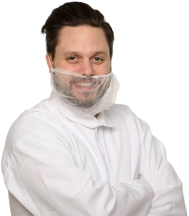 SKÄGGSKYDD, NON WOVEN BLÅTT