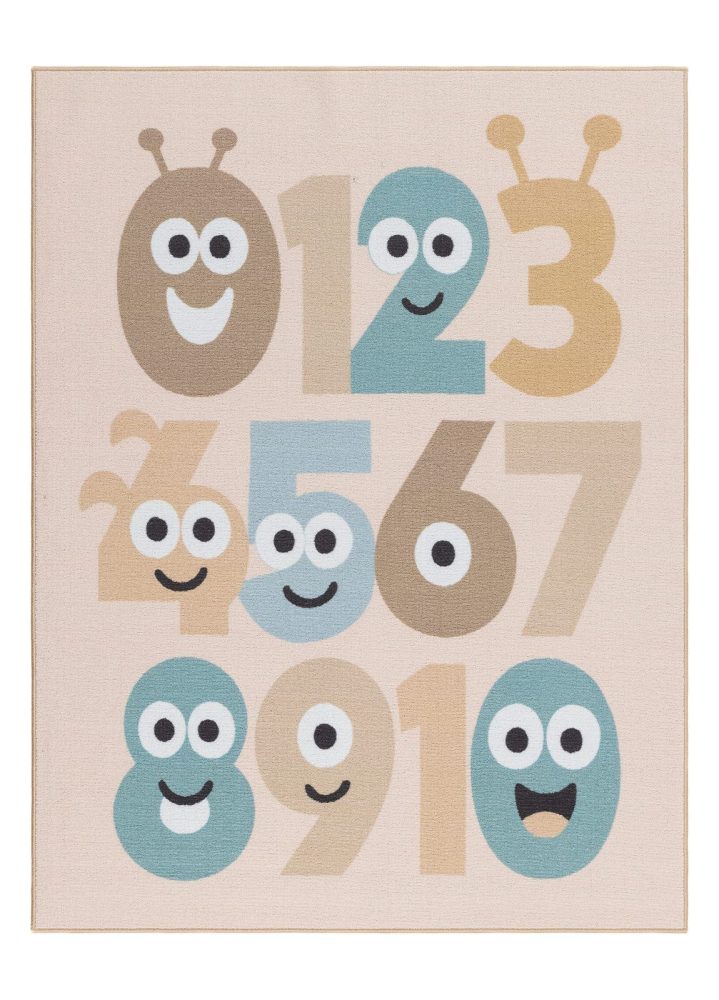Maskinvävd Matta Play Numbers 140x200 cm
