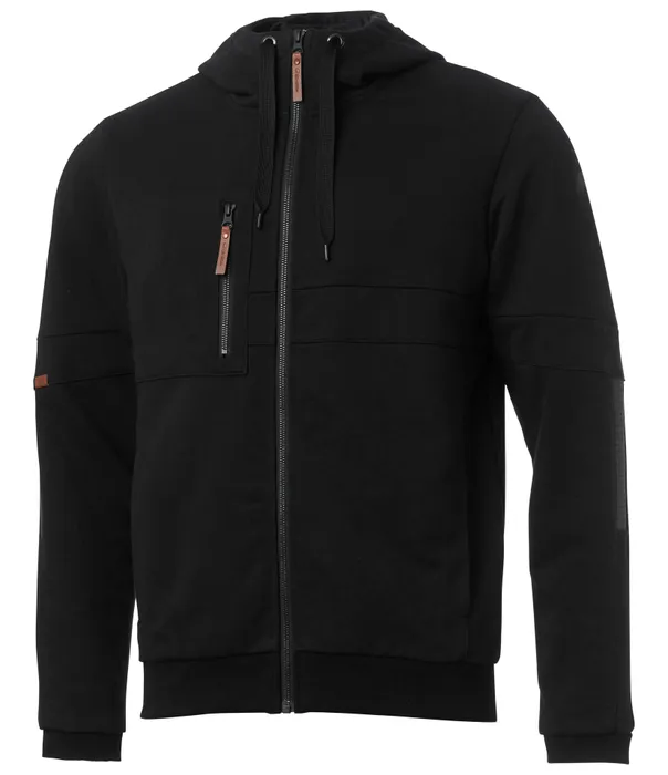 SWEATSHIRT HOODIE SOUL 413-0 SVART