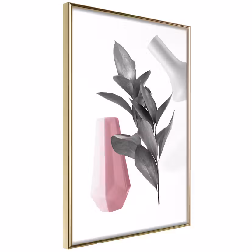 Poster Artgeist Affisch Spirit of Creativity Guld ram, 40x60 cm