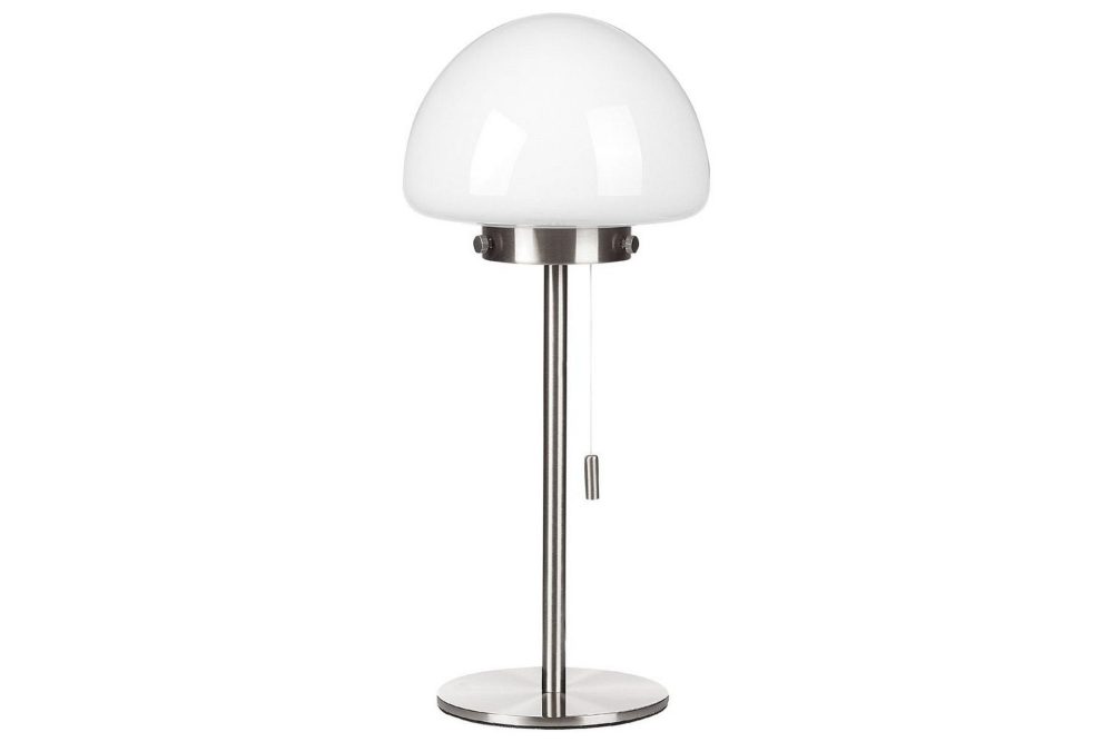 Icaria Bordslampa 39 cm E27 .i0{max-width:calc(100% - 160px)} Silver/Vit