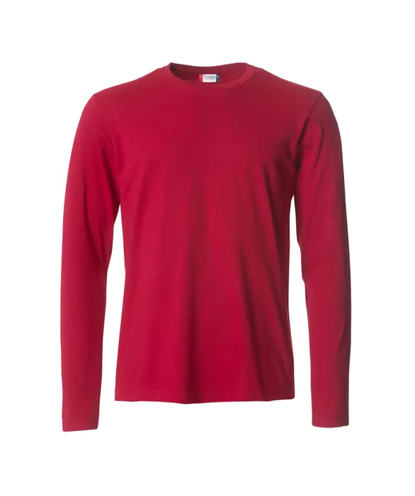 T-SHIRT L/Ä BASIC RÖD