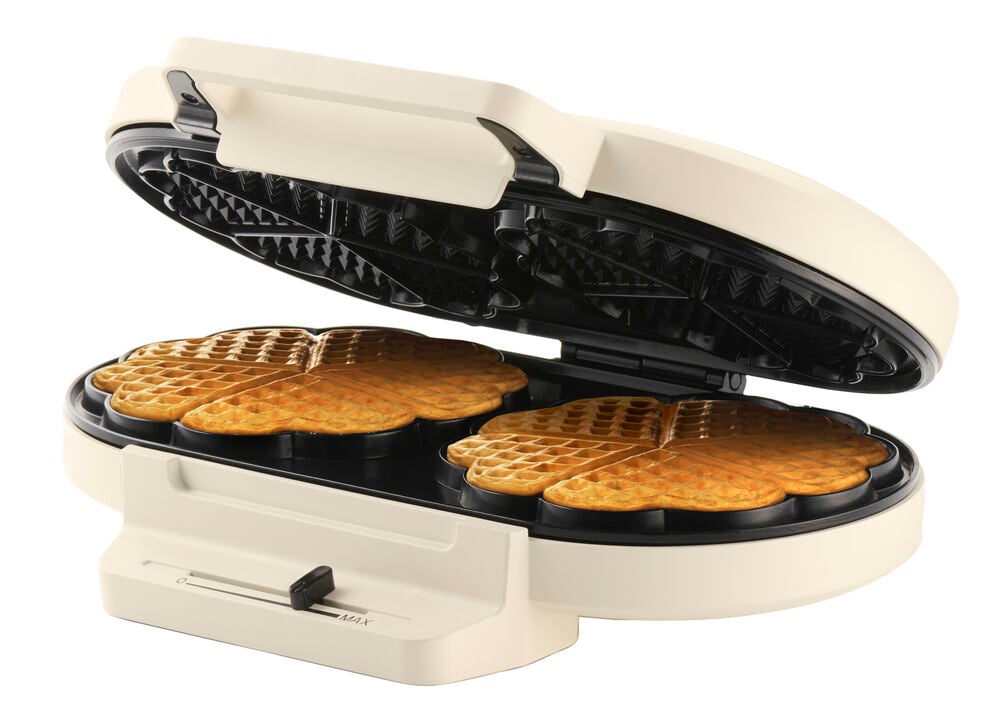 Vaffeljern, dobbelt PFAS-fritt keramisk non-stick-belegg