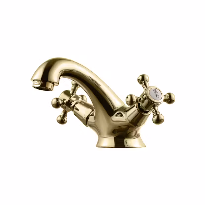 Tvättställsblandare Tapwell Classic VLV 065 Polerad Mässing