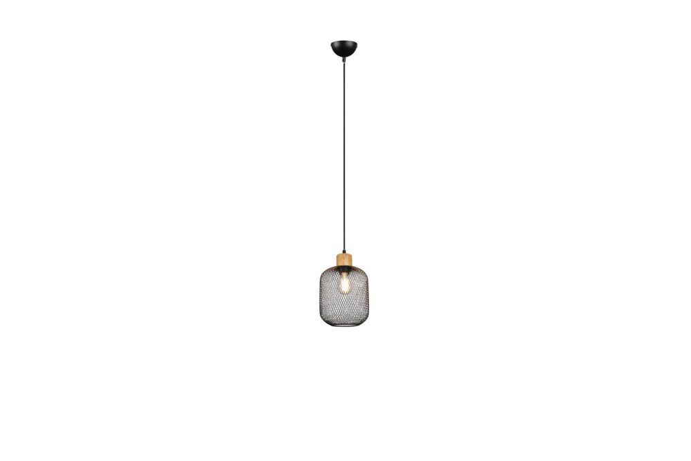 Calimero Taklampa 1L E27 22cm mattsvart