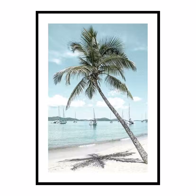 Poster Gallerix Leaning Palm No2 Storlek: 70x100 cm