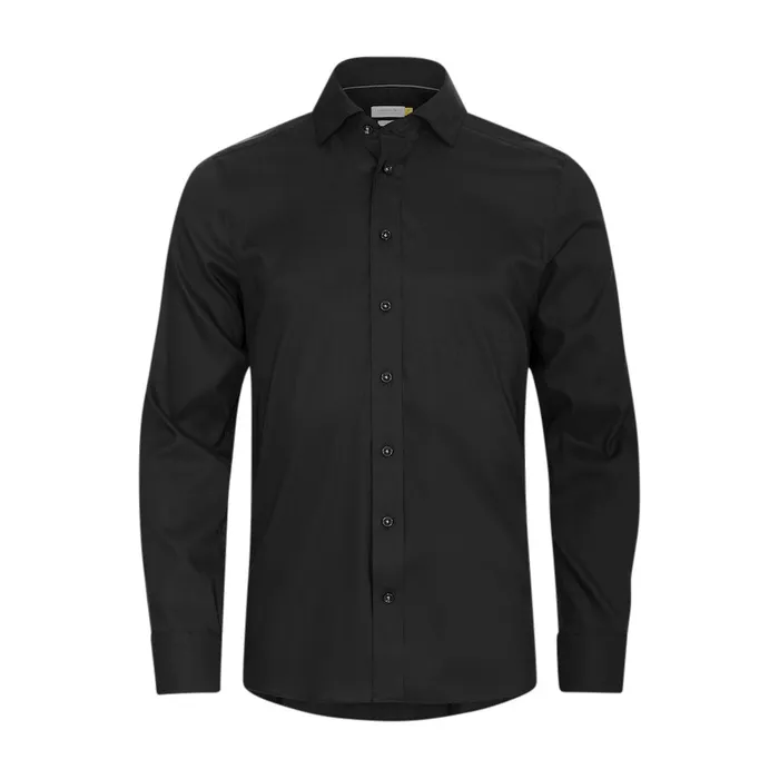 SKJORTA YELLOW BOW 52 REGULAR FIT SVART