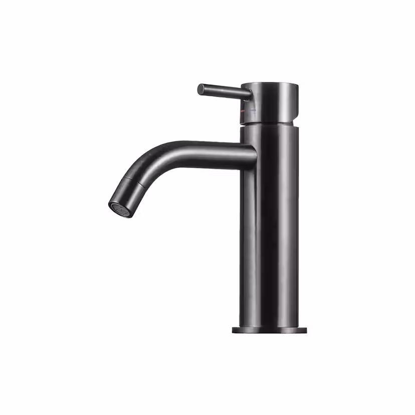 Tvättställsblandare Tapwell EVM073 Borstad Black Chrome