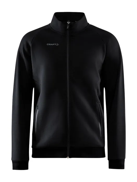 SWEATSHIRT JACKA CS FULL ZIP SVART-L